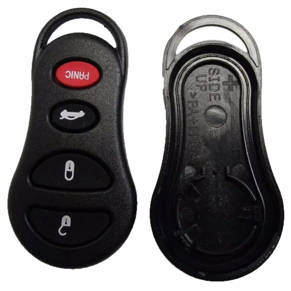 4 Button Keyless Remote Key Shell Case for Jeep Chrysler Dodge