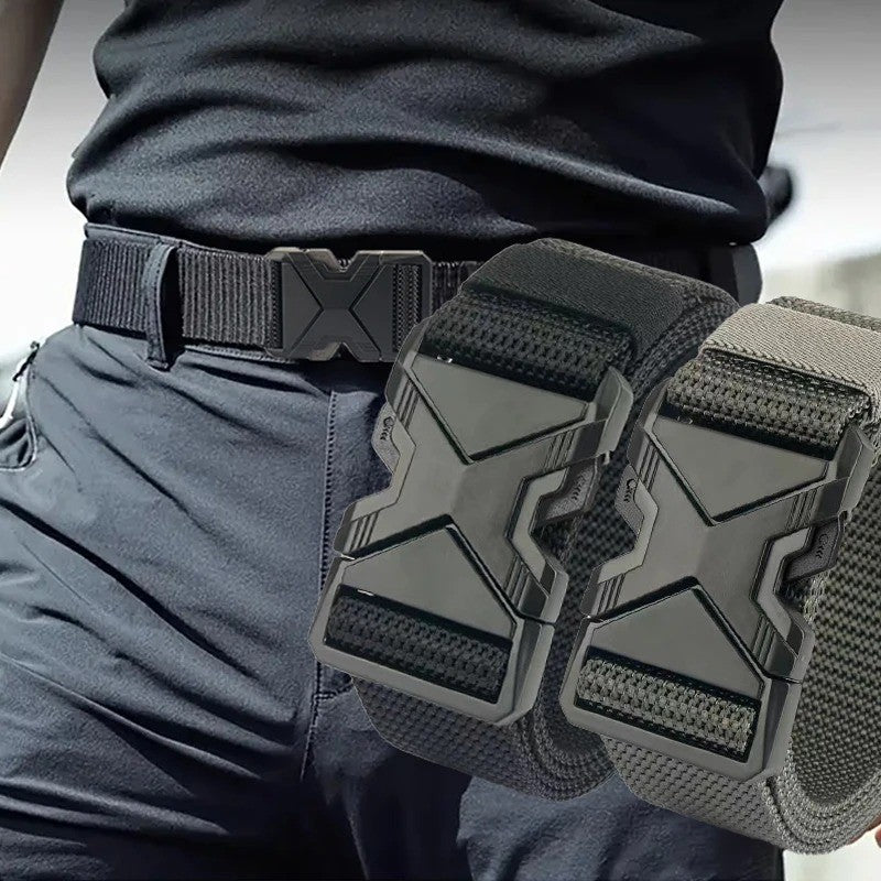Men's Nylon Belt 125cm Braided Lightweight Breathable Daily Commuter Men's Belt