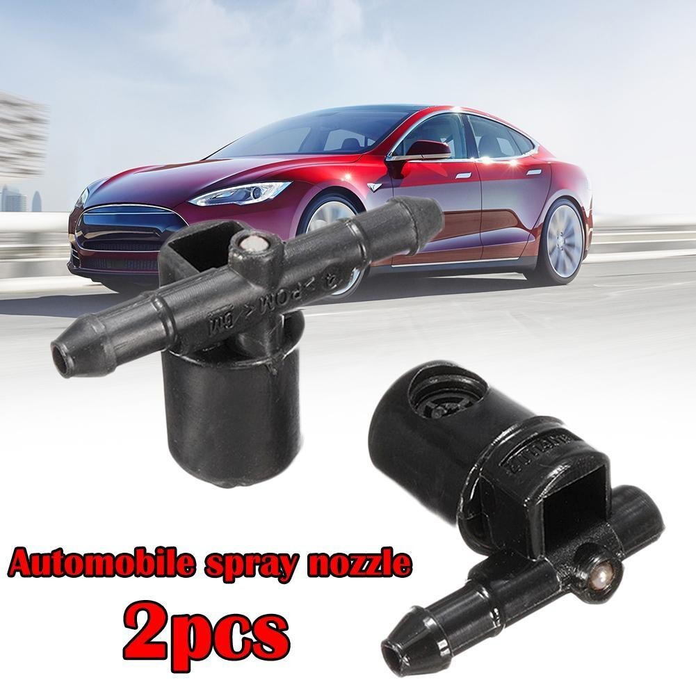 2pcs Set Front Wiper And Washer Replacement Jet Nozzle fits Vauxhall Astra Corsa