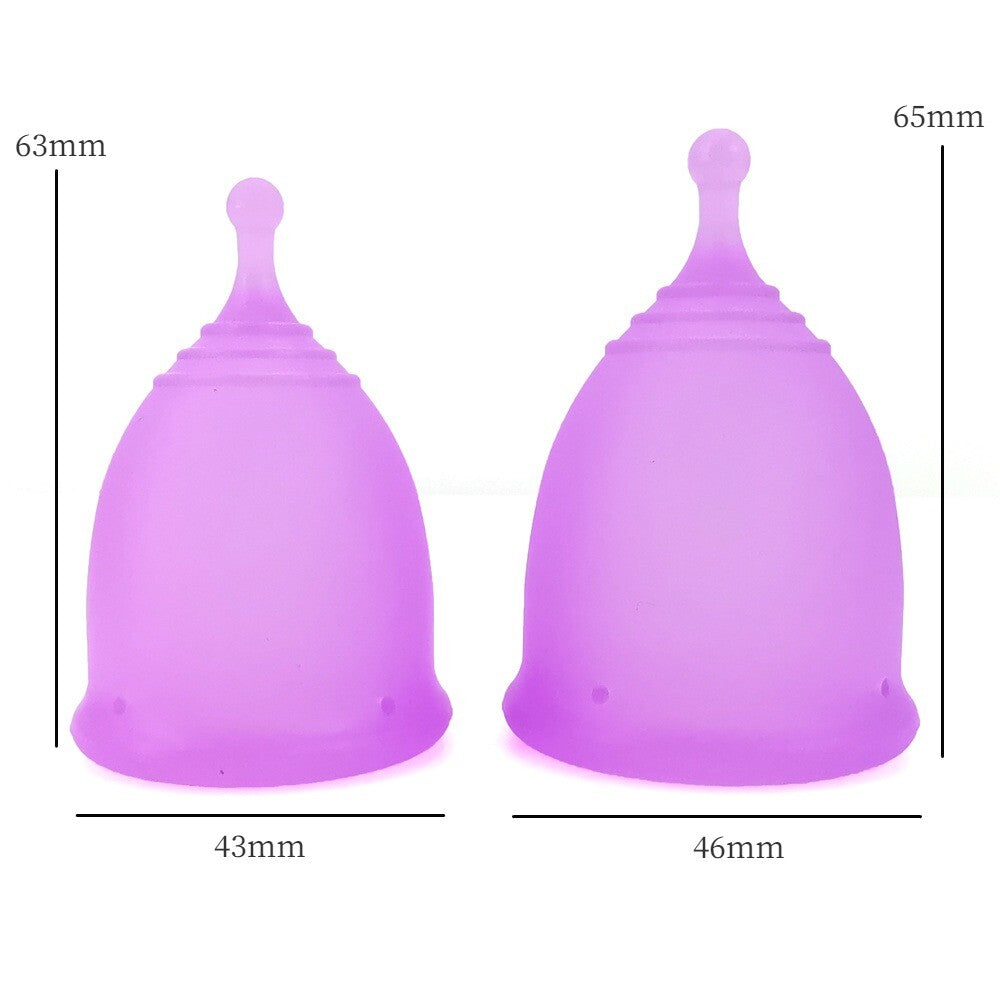 Menstrual Period Cup with Storage Case Portable Women Period Cup