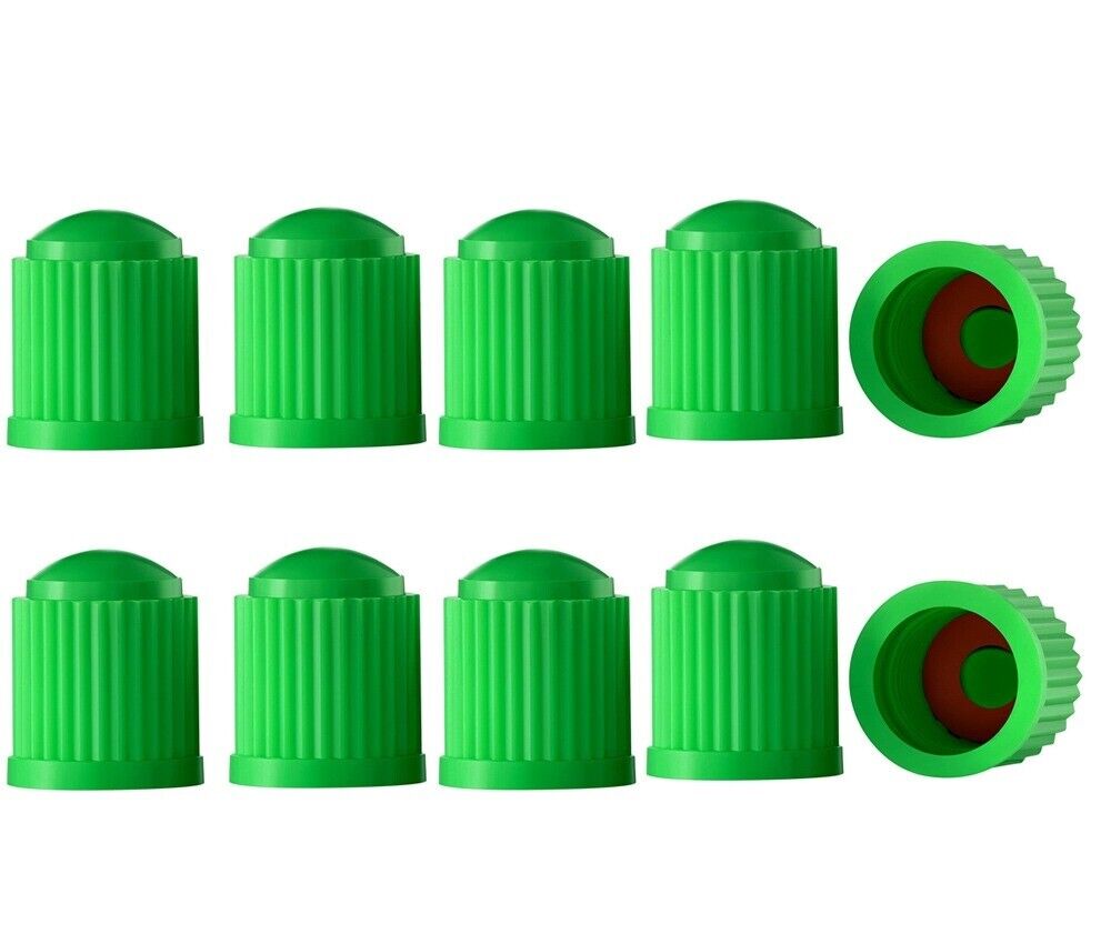 4x Valve Caps with O Rubber Ring Inside Universal Stem Covers