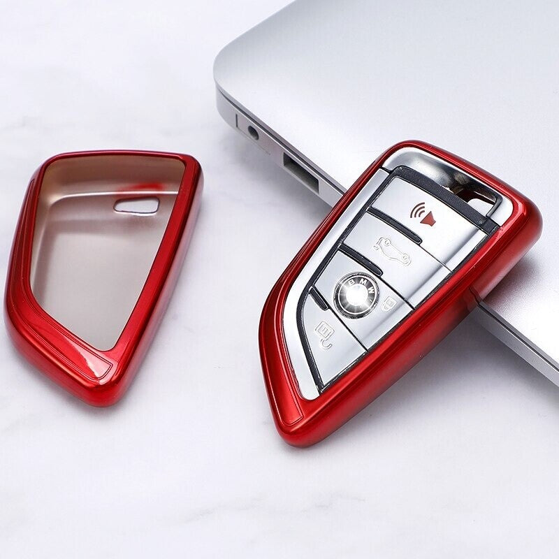 TPU Remote Key Fob Case Cover for BMW X1 X5 X6 X5M X6M F Class 1 2 7 Series
