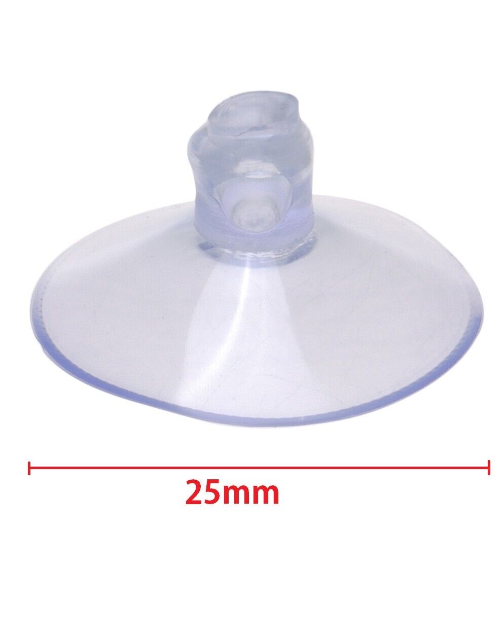 4x Small Transparent Suction Cup Suckers for Window Wall Bathroom Kitchen Car