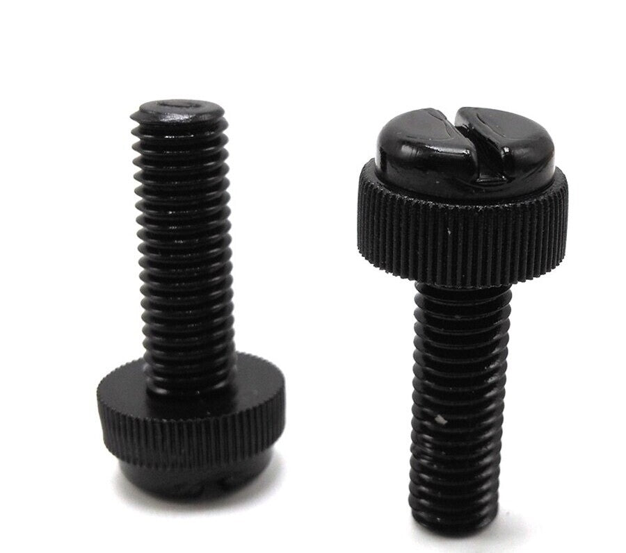 M3 M4 M5 M6 M8 Nylon Plastic Slotted Bolt Thumb Screws 6-40mm