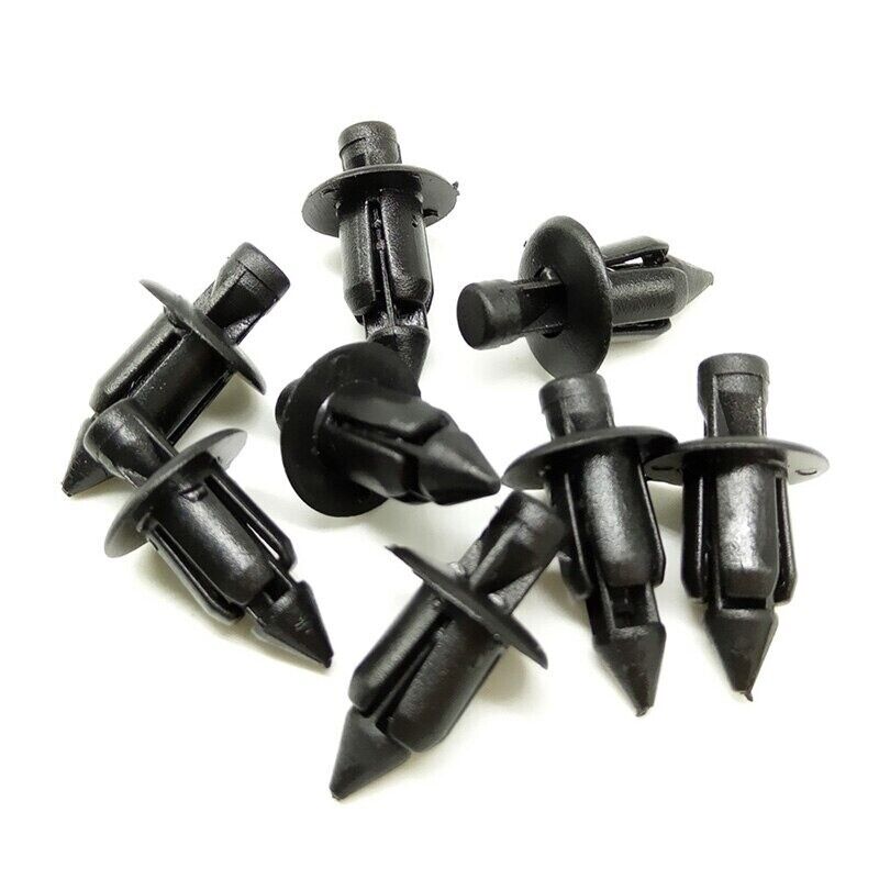 20x Honda Suzuki Kawasaki Yamaha Plastic Rivet Trim Clips for Bike 6mm