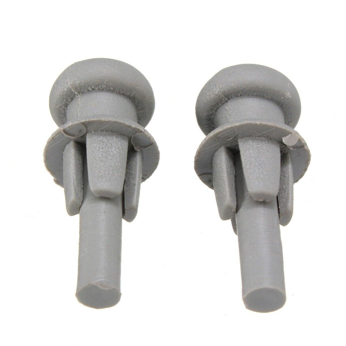 2x Plastic Grey Parcel Shelf Clips for Cord String Fits Citroen Saxo C2 C3 Xsara