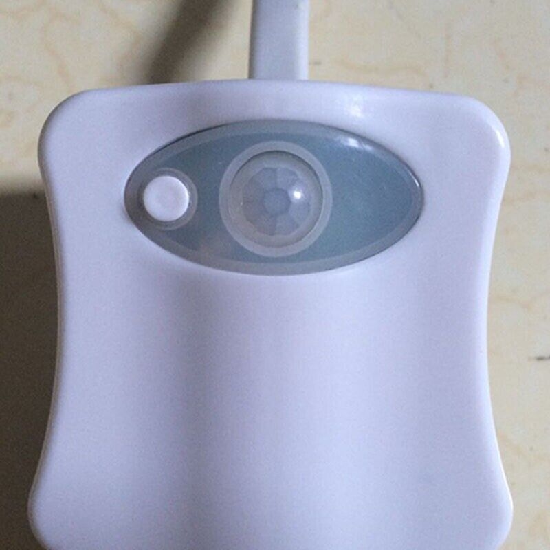 Night Light for Toilet Seat 8 Colours Waterproof Backlight Smart Motion Sensor