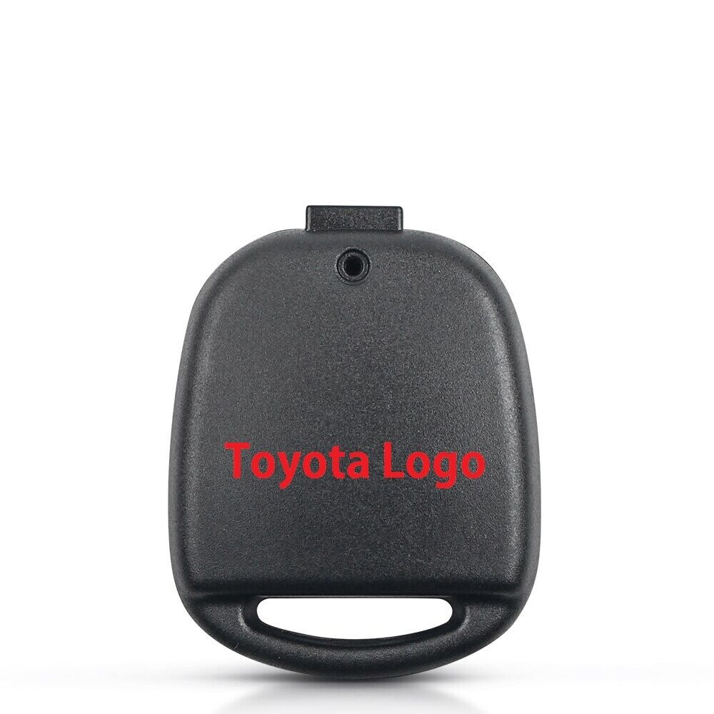 Toyota Yaris Corolla Tarago Camry Lexus Key Shell + 3 Button Rubber Pad 