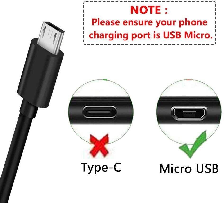 1M Micro USB Cable USB 2.0 to Micro USB Sync Charging Cable for Android Samsung