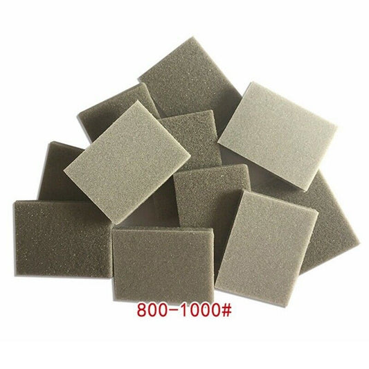 1x Wet Dry Sponge Sandpaper Polishing Grinding Fiberglass Plastic Molding