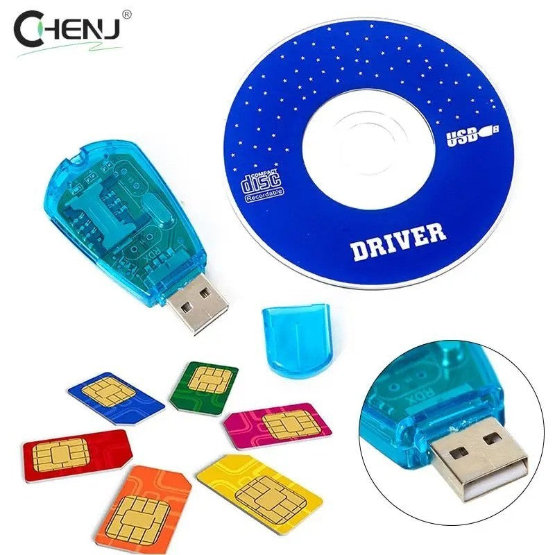 SIM Card Reader Writer Copy Cloner Backup GSM CDMA WCDMA Cellphone Card Reader