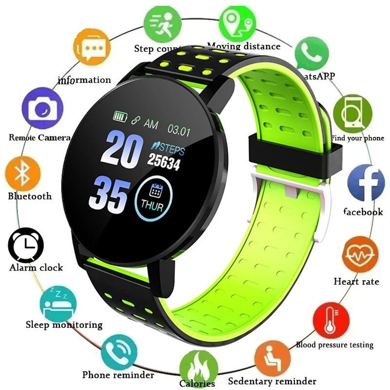 Multi Functional Smartwatch Android Alarm Clock Smart Wristband Motion Watch