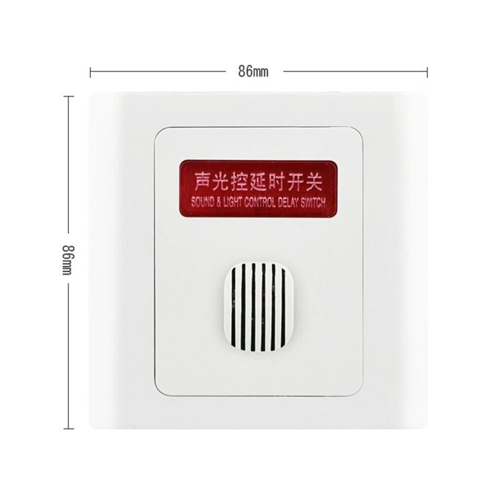 Light Switch Voice Sensor Sound Controller Wall Mounted Intelligent Auto On Off