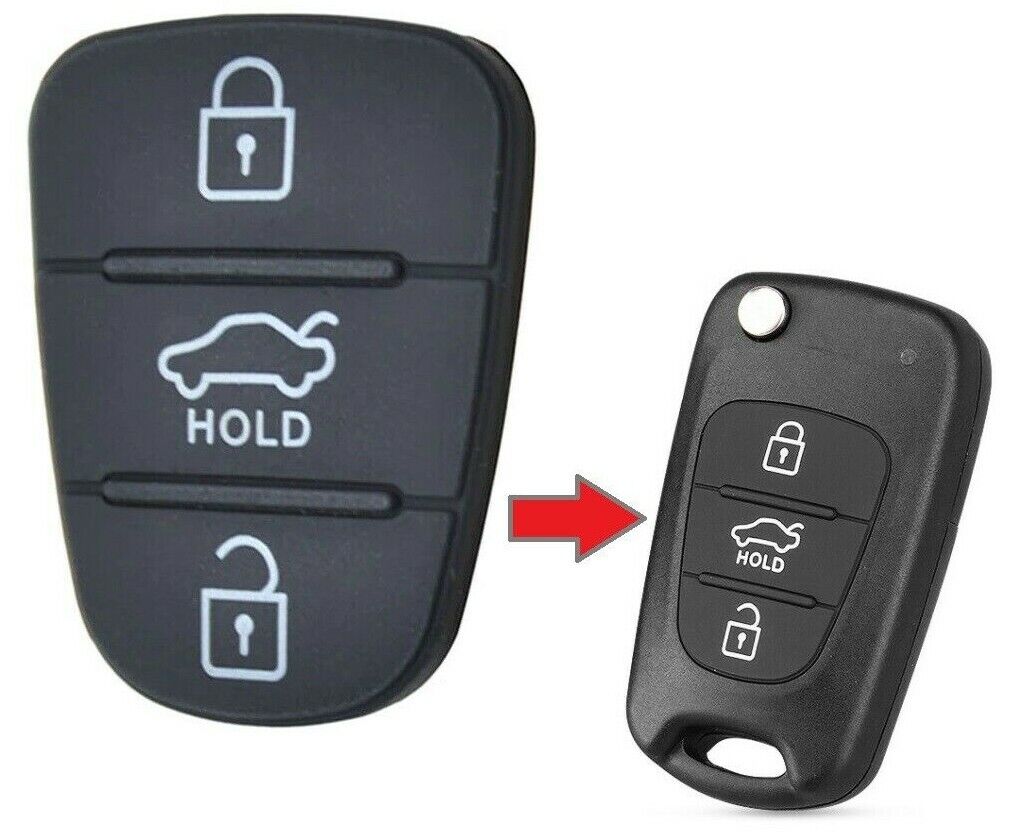 Kia Remote Key Fob Rubber Pad Replacement for Ceed Rio Picanto Sportage Venga