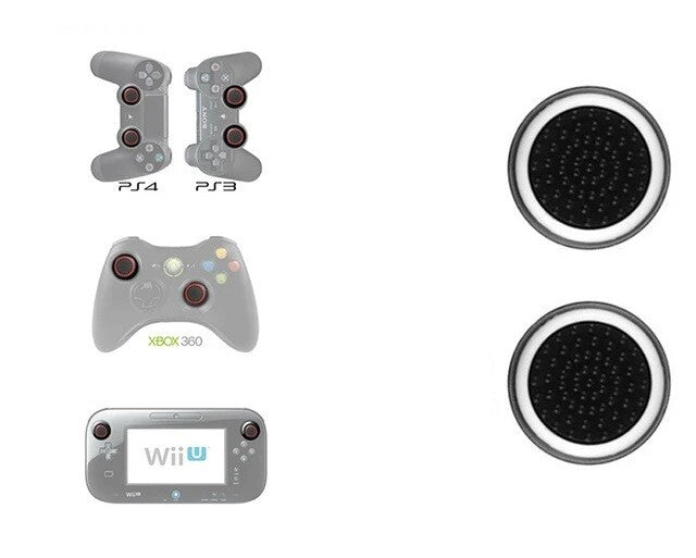 2x Non-Slip Analog Joystick Thumbstick Thumb Stick Grip Caps PS3 PS4 PS5 Xbox