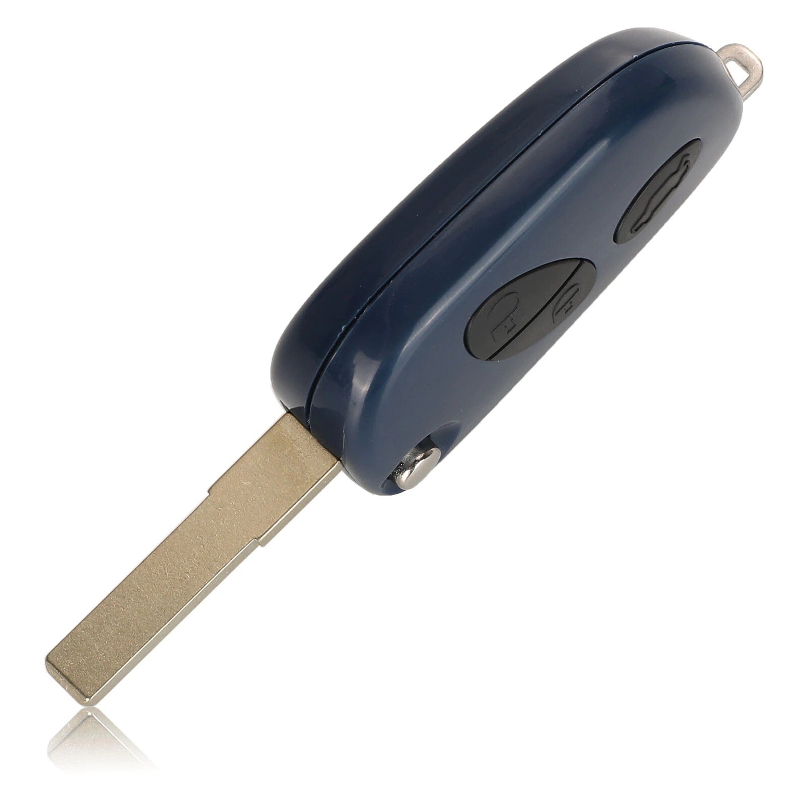 3 Button Key Shell with Uncut Key Blade fits Maserati Gran Turismo Quattroporte