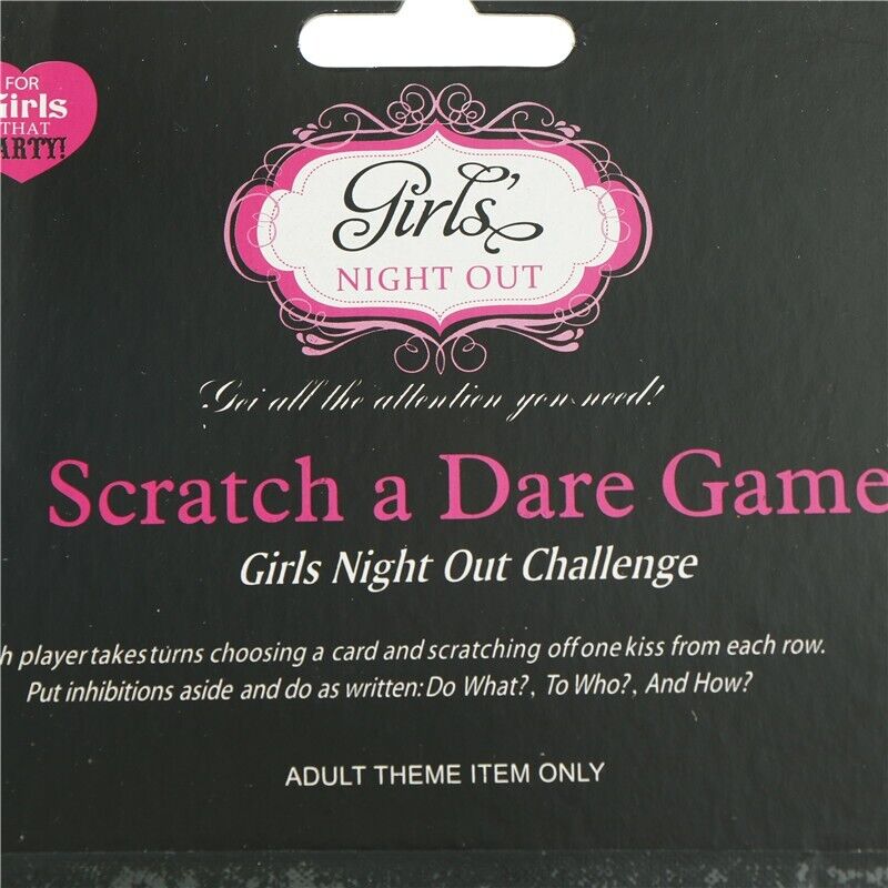 Hen Night Out Dare Scratch Cards Pack of 12 Girls Night Out 