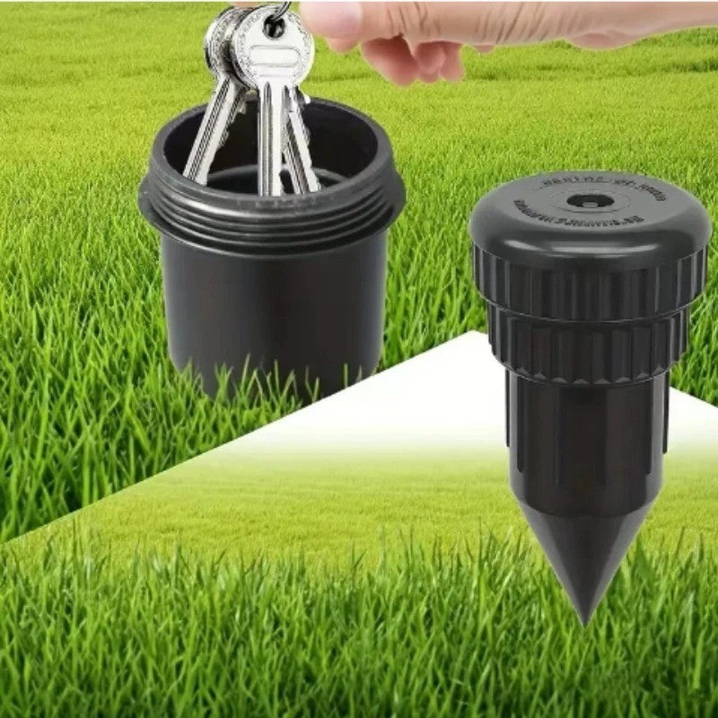 Garden Key Hider Realistic Underground Watering Can Key Safe No Battery Needed