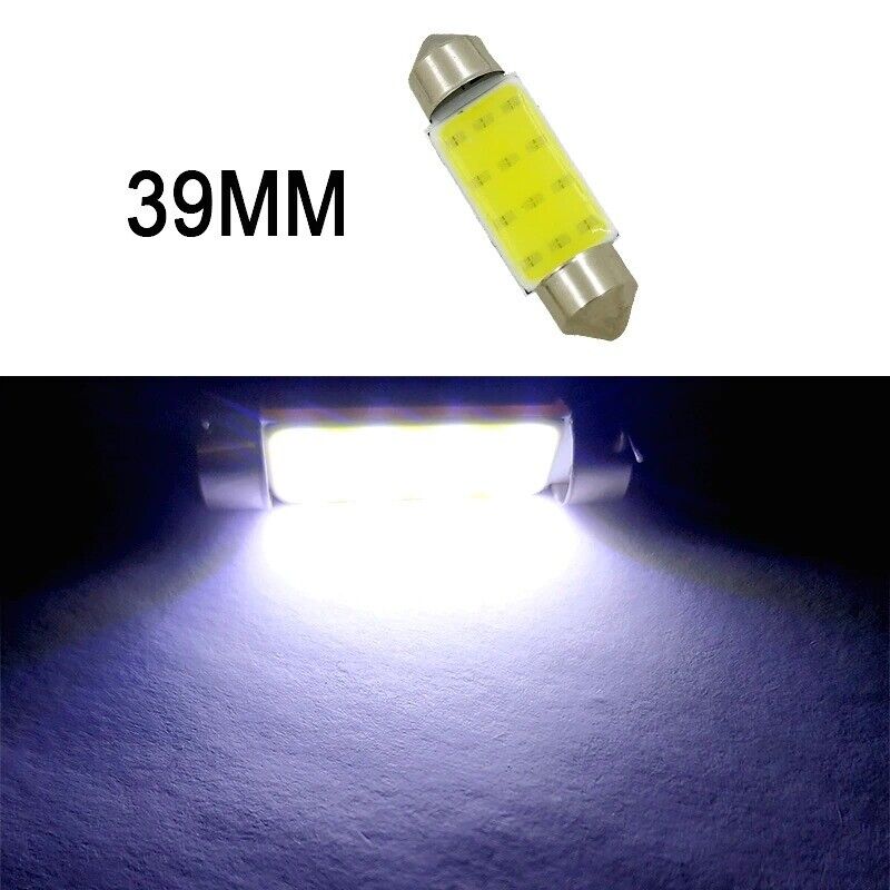 C5W Festoon Cob White Car Led Number Plate Light Bulbs31 36 - 41mm 12v