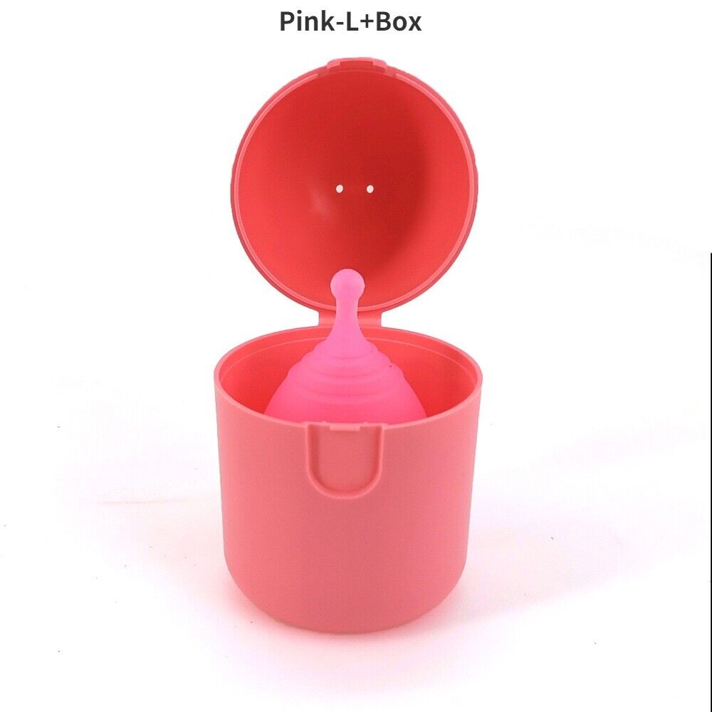 Menstrual Period Cup with Storage Case Portable Women Period Cup