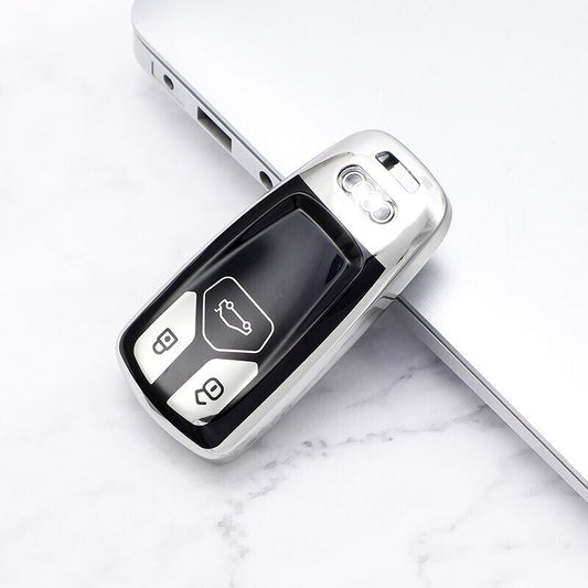 Car Key Fob Case Cover for Audi A4 B9 A5 A6 8S 8W Q5 Q7 4M S4 S5 S7 TT TTS