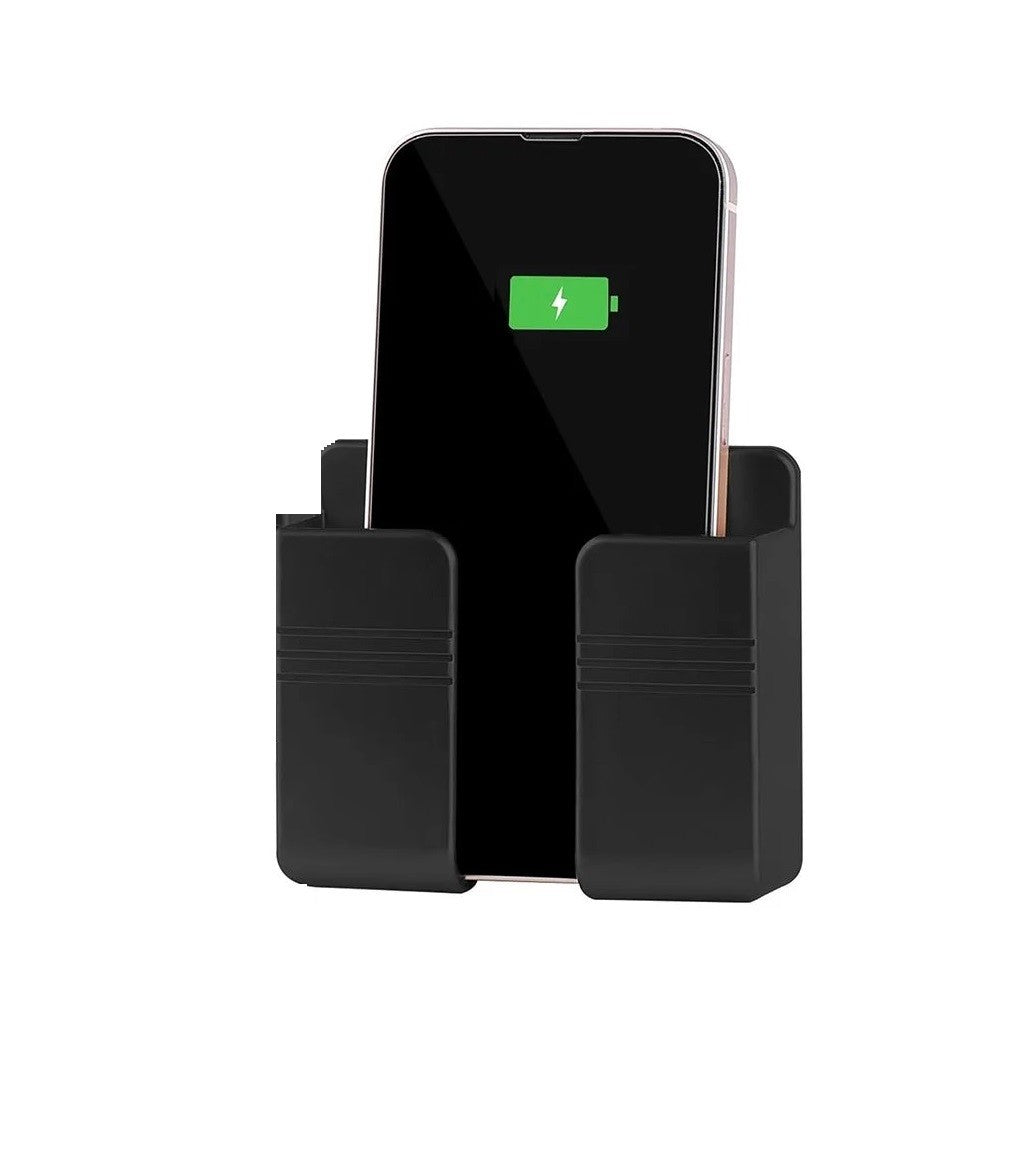 Wall Mounted Phone Holder Multifunction Punch Free Organizer TV Remote Control
