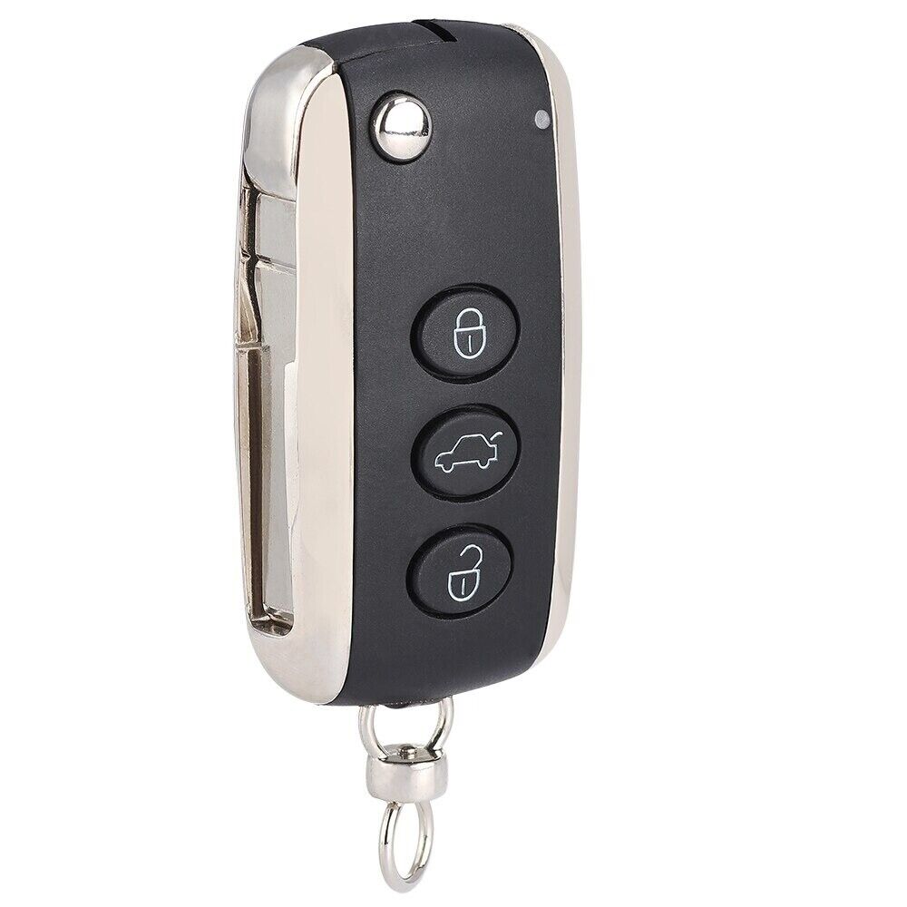 Bentley 3+1 Button Remote Flip Key Fob for Continental GT GTC Flying Spur