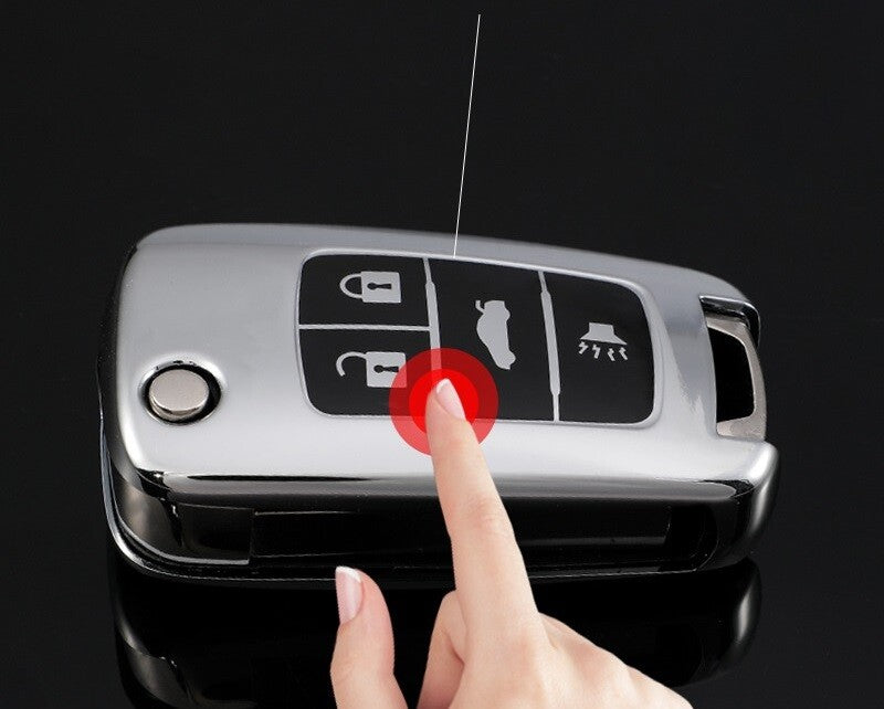 TPU Car Key Fob Case fits Vauxhall Opel Astra Corsa Meriva Zafira Chevrolet