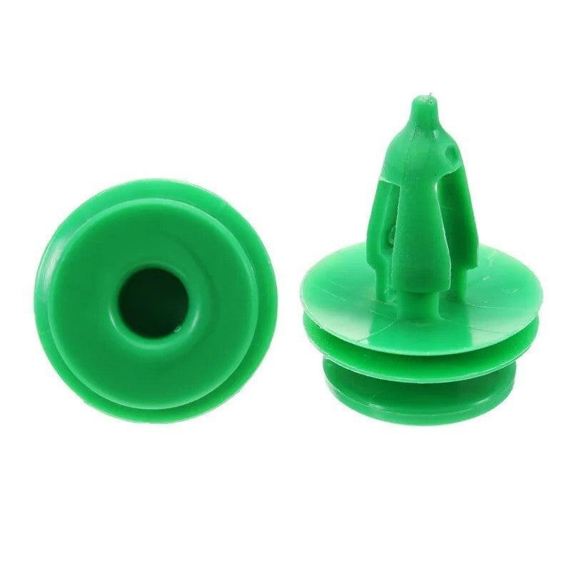 10x Car Door Panel Trim Fasteners Plastic Green Clips for Chrysler WJ For Jeep