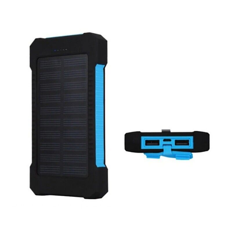 Solar Panel Power Bank 20000mAh Multifunctional Waterproof Power Bank