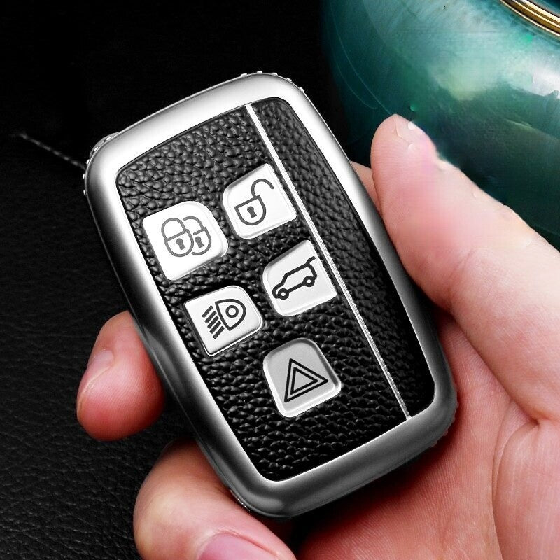 Remote Key Fob Case Cover Keychain for Land Rover Range Rover Jaguar XF XJ XE XJ