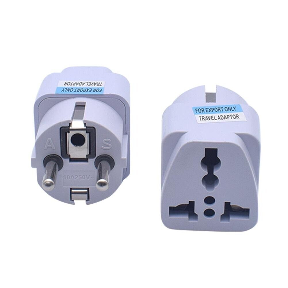 UK US AU to EU Adapter Power Electrical Socket Plug Universal for Travel