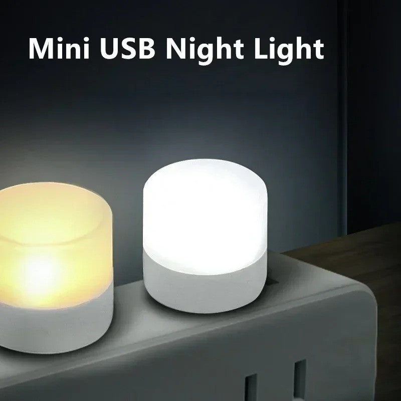 USB Night Light Warm White Eye Protection Book Reading Light LED Night Lamp