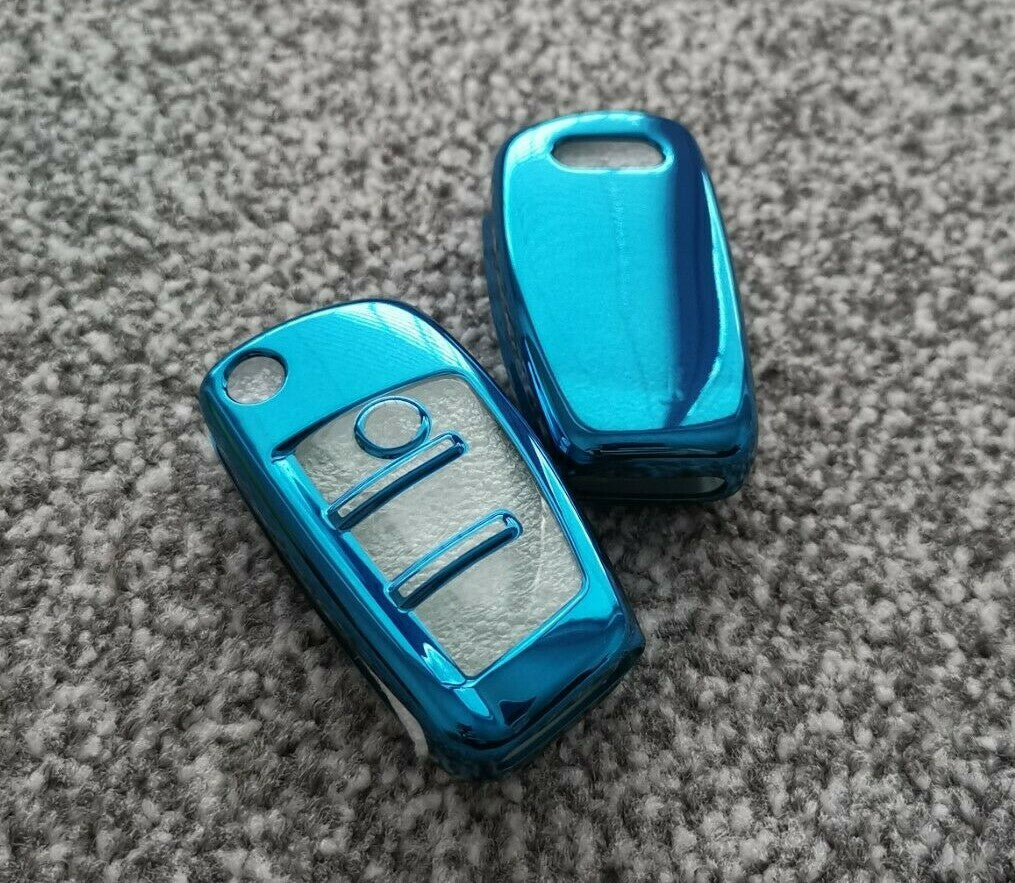 3 Button Remote Key Fob Cover Key Case for Audi Audi C5 C6 R8 A1 A3 Q3 A4