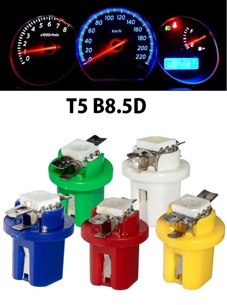 T5 B8.5D 509T Smd LED Car Gauge Speedo Dashboard Instrumental Bulb