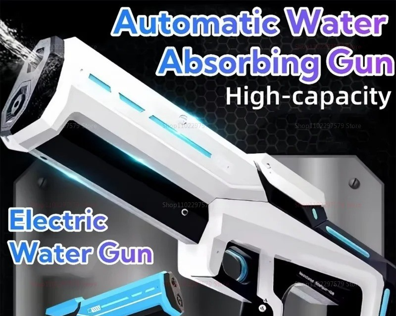 Electric Water Gun for Kids Adults Outdoor Beach Pool Swim Summer Toys