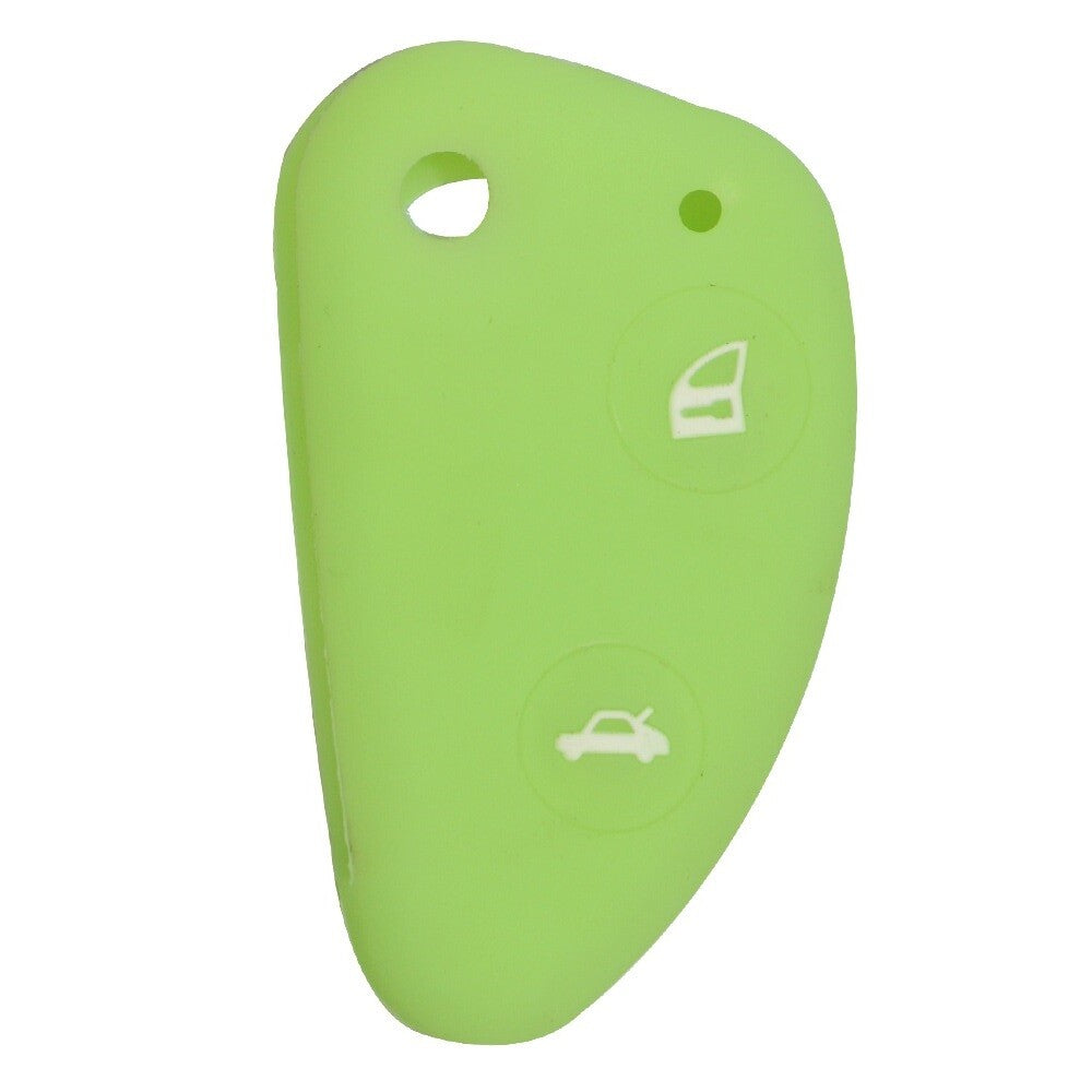 2 Button Key Case Cover for Alfa Romeo 147 156 166 GT JTD TS Silicone