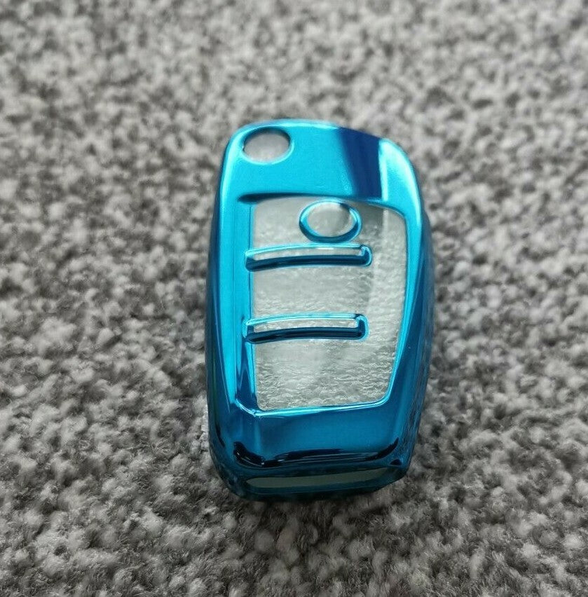 3 Button Remote Key Fob Cover Key Case for Audi Audi C5 C6 R8 A1 A3 Q3 A4