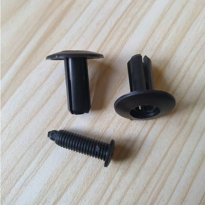 10x 7mm Hole Push In Retainer Fastener Car Fender Expansion Screw Rivet Clips