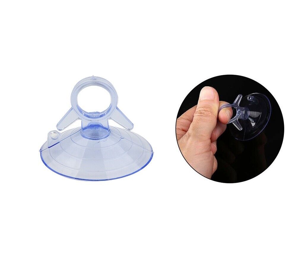 4x Suction Cups 45mm PVC for Glass Car Decoration Sunshade 