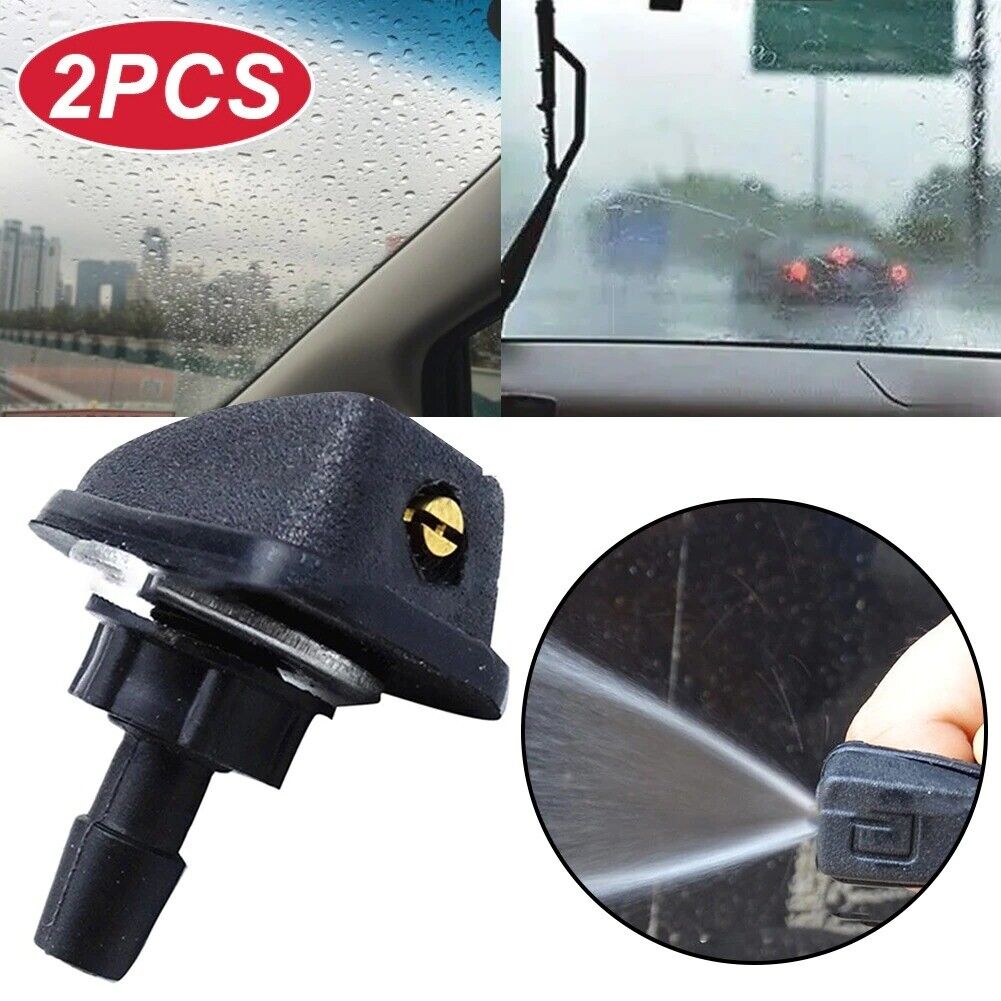 2pcs 8mm Windscreen Washer Nozzle Spray Replacement Repair for BMW