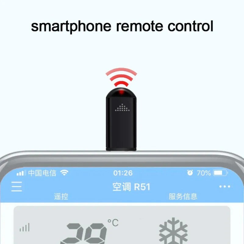Phone Remote Control IR Blasters Type C Micro Lightning Universal TV Adapter