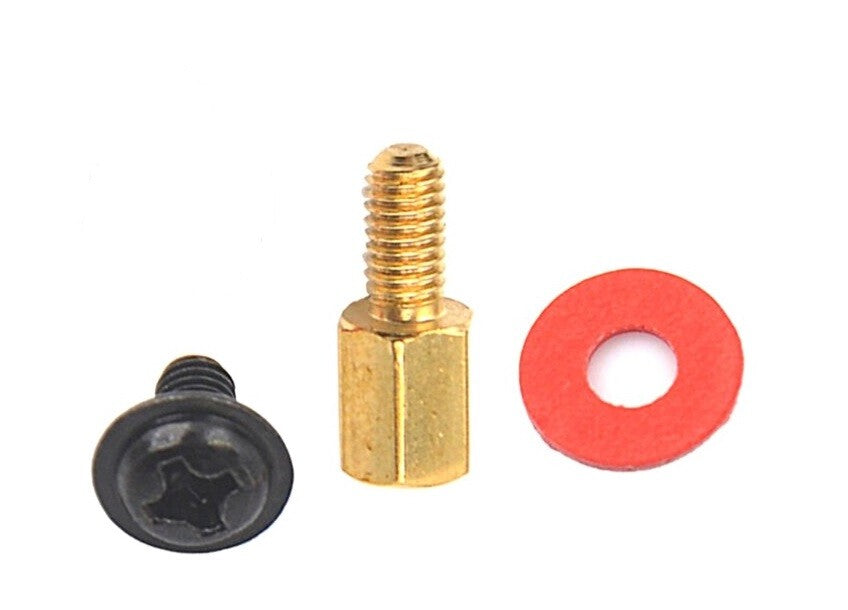 20x 6.5mm Brass Standoff M3 PC Motherboard Riser + Screws + Washers