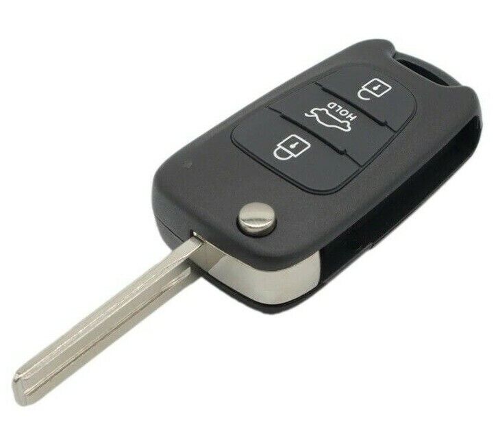 3 BUTTON FLIP CAR REMOTE KEY FOB CASE FOR HYUNDAI AND KIA