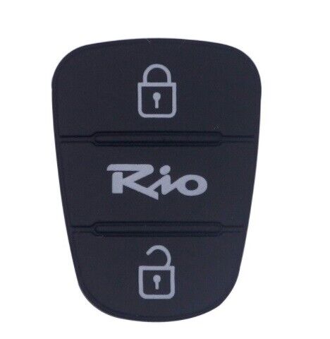 Kia Rio 3 Button Remote Key Fob Rubber Pad Replacement Insert Repair