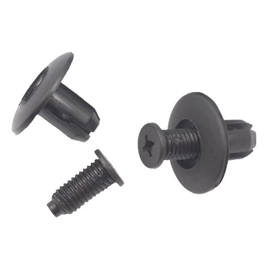 20x 8mm Hole Car Plastic Bumper Door Screw Push In Type Expanding Rivet Clips