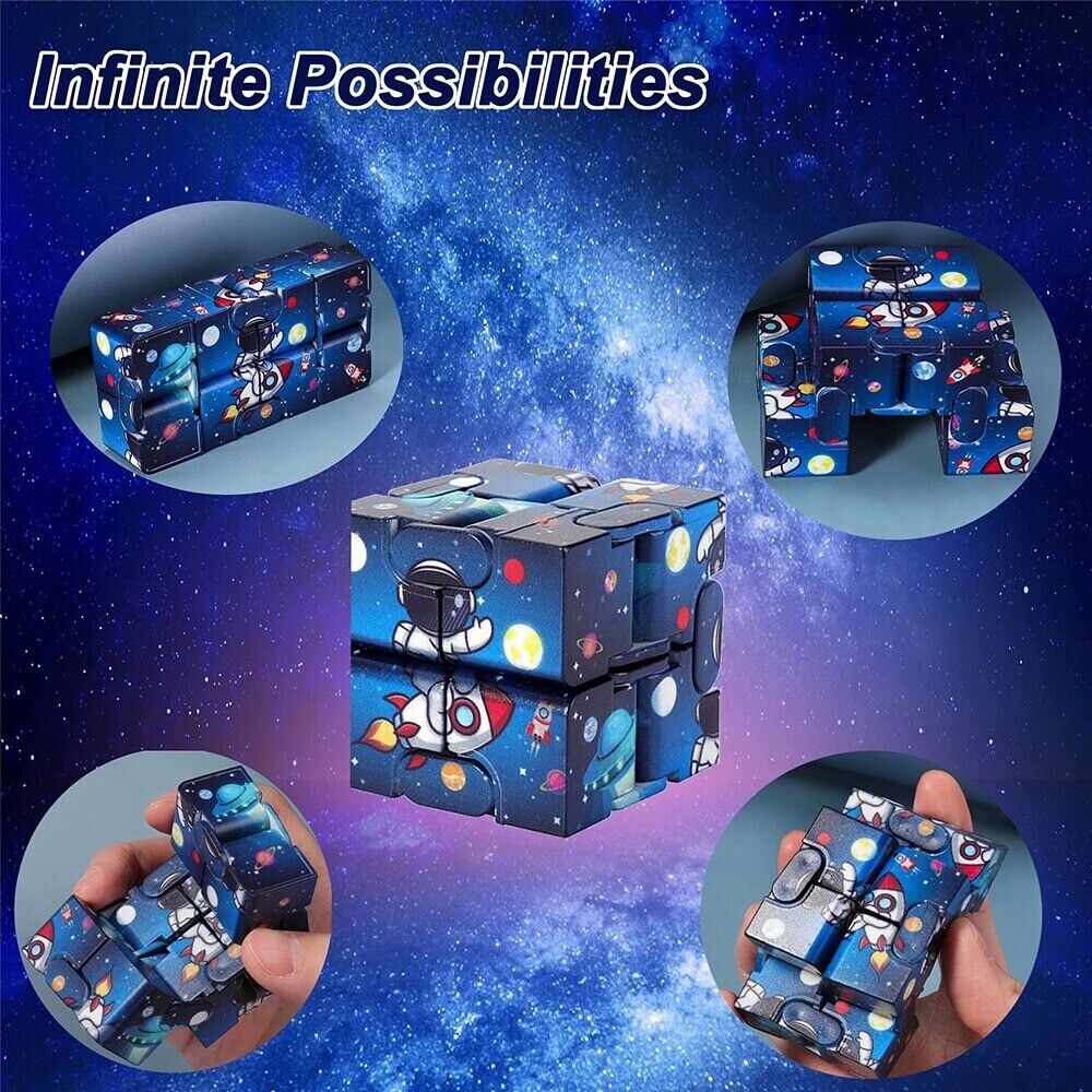 Anti Stress Infinite Cube Flip Puzzle Stress Relief Toy for Adults Kids