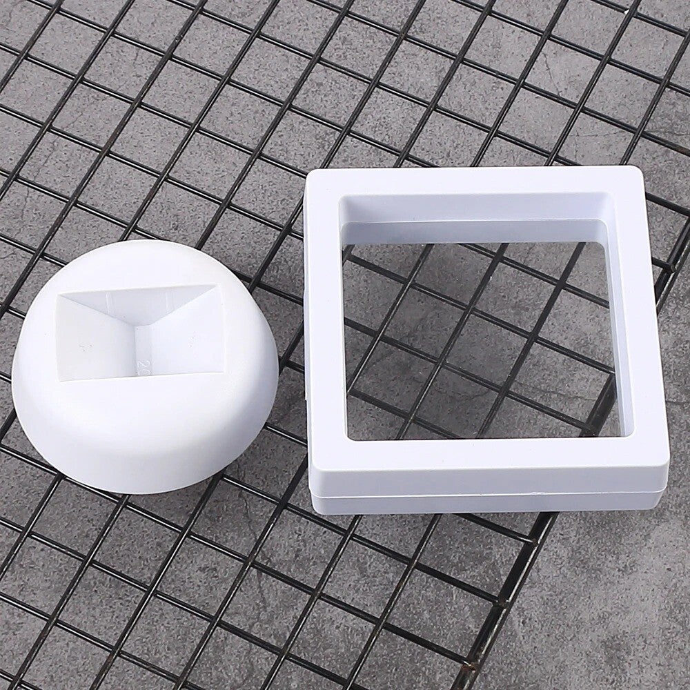 Coin Jewellery Display Frame Holder Box (Black, White)  3D Floating View