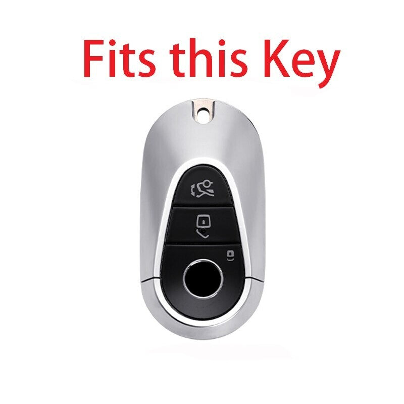 Key Case Cover for Mercedes Benz 2021 C S Class W223 W206 S350L S400L TPU Cover