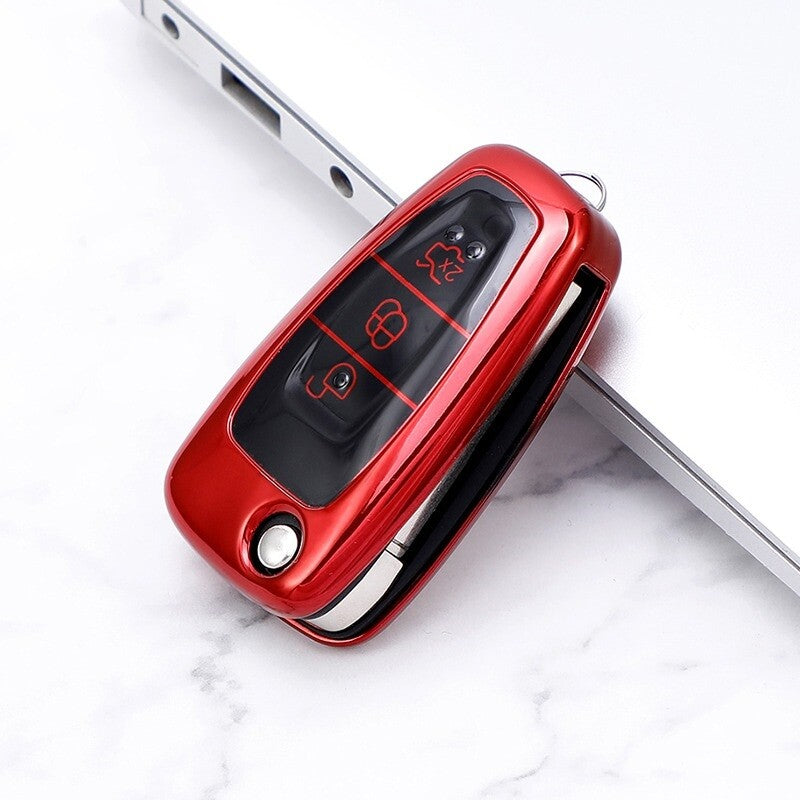 Key Case Cover for Ford Focus 2 3 MK3 Ecosport Kuga Escape Fiesta C-Max S-Max